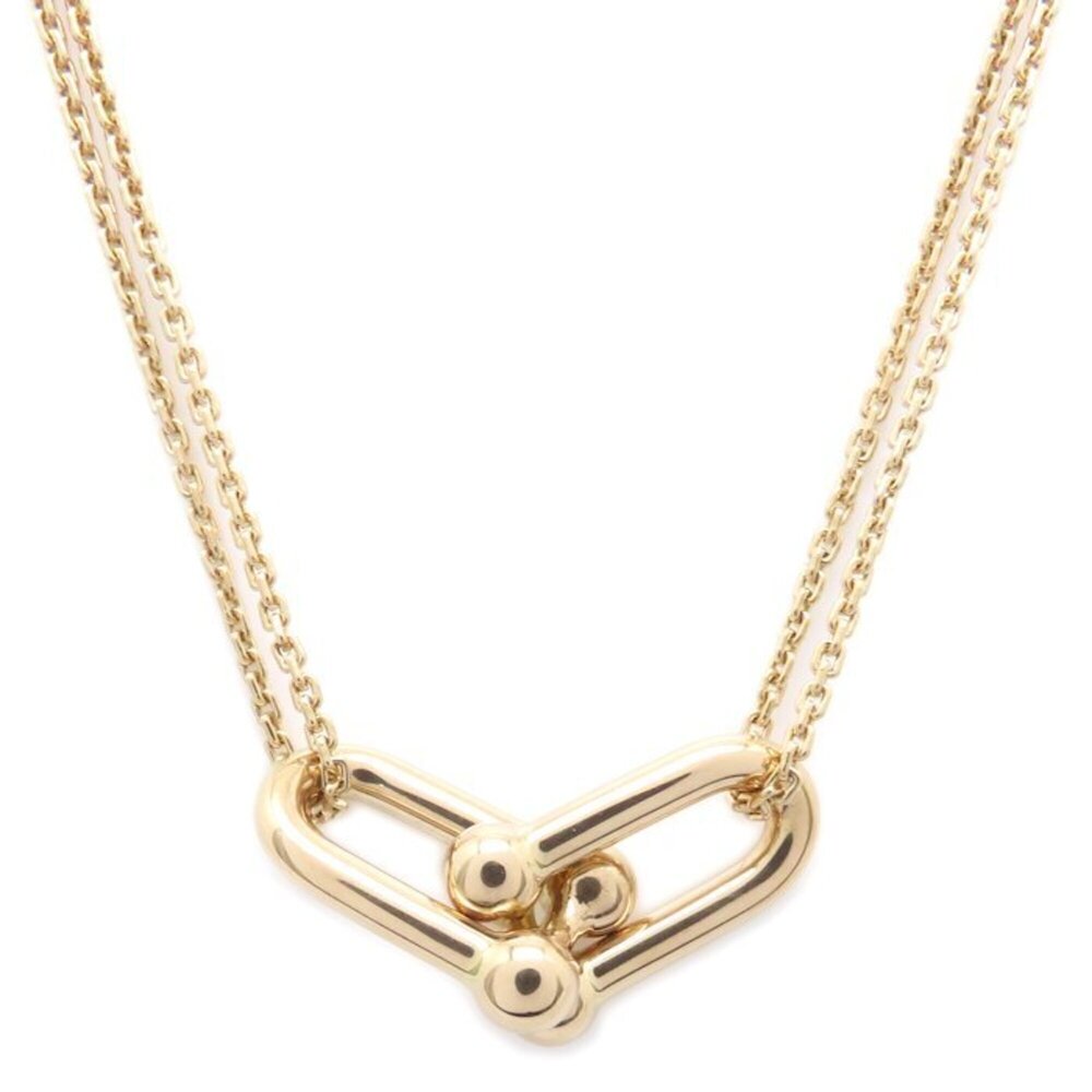 TIFFANY&Co. Hardware Large Double Link Necklace 18KPG Women's 295952